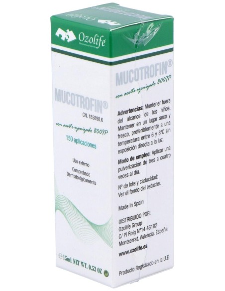 Mucotrofin Aceite Ozonizado 15Ml