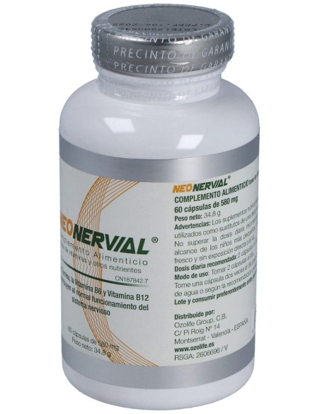 Ozolife Neonervial® 60Cáps X 490Mg