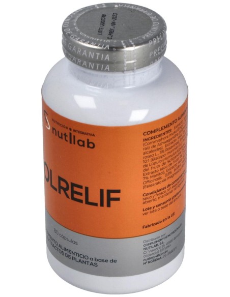 Holrelif Nutilab 60 Cápsulas Vegetales
