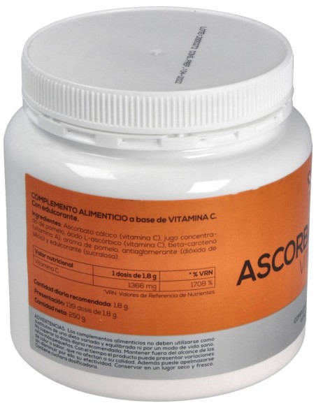 Vitamina C Ascorbato Calcico Polvo 250Gr.