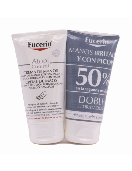 Eucerin Crema de Manos Atopic 75 Ml Duplo