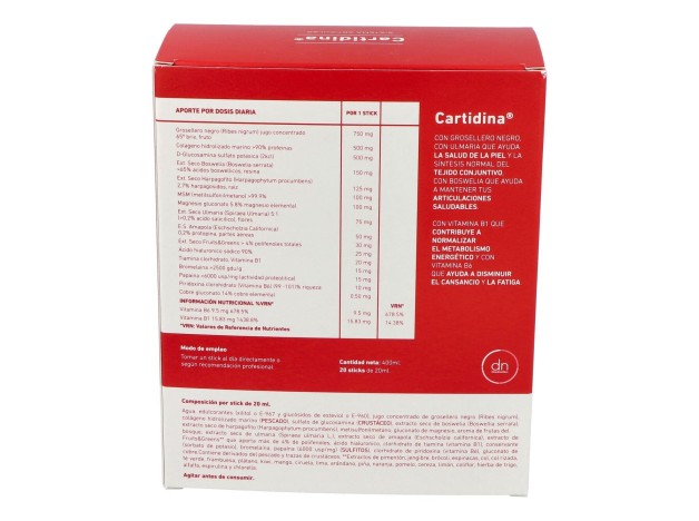 Direct Nutrition Cartidina 20Uds