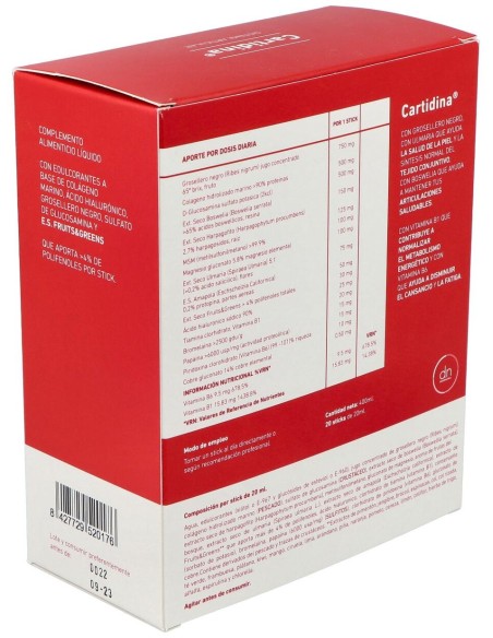 Direct Nutrition Cartidina 20Uds