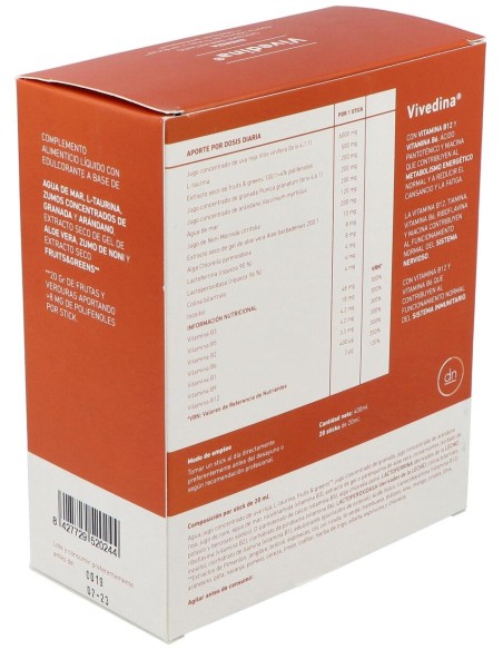 Direct Nutrition Vivedina 20Uds