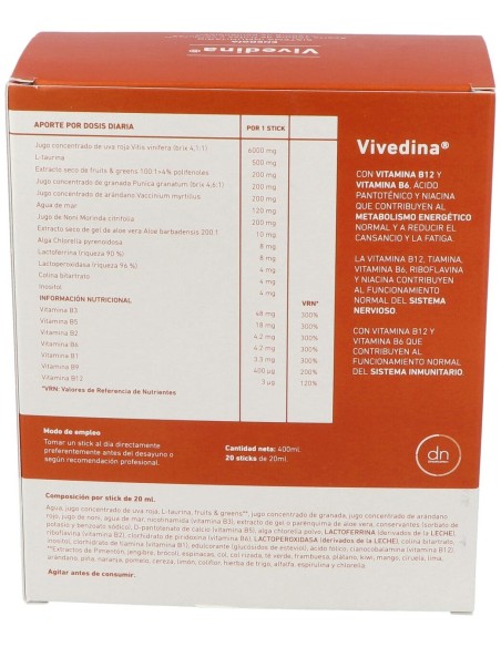 Direct Nutrition Vivedina 20Uds