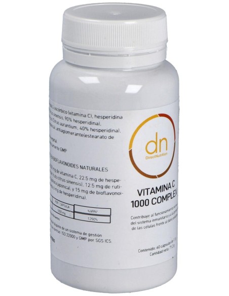 Direct Nutrition Vitamina C 1000Ui Complex Bioflavonoides 60Caps