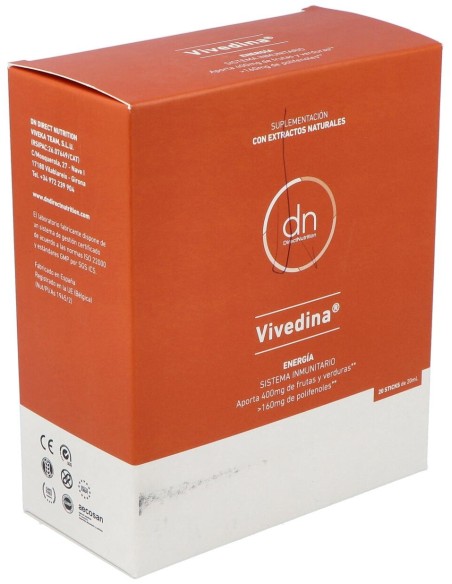 Direct Nutrition Vivedina 20Uds