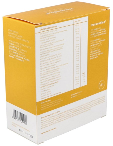 Direct Nutrition Inmunodina Sistema Inmunitario Viales 15Uds