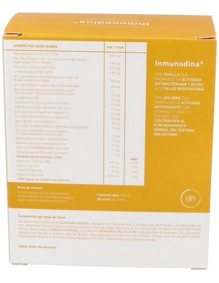 Direct Nutrition Inmunodina Sistema Inmunitario Viales 15Uds