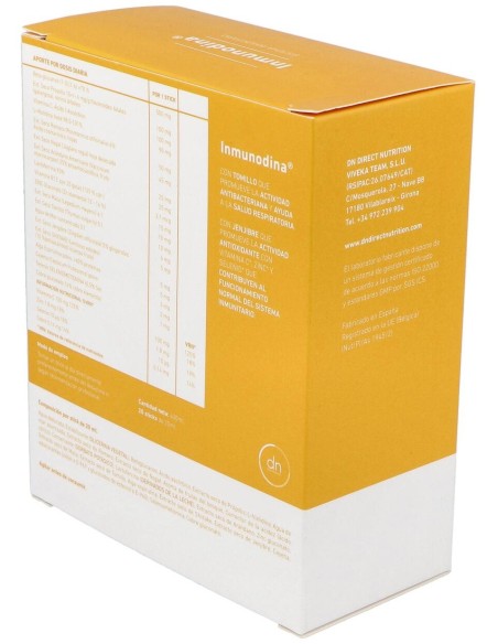 Direct Nutrition Inmunodina Sistema Inmunitario Viales 15Uds