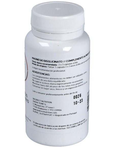 Magnesio Bisglicinado 60Cap.