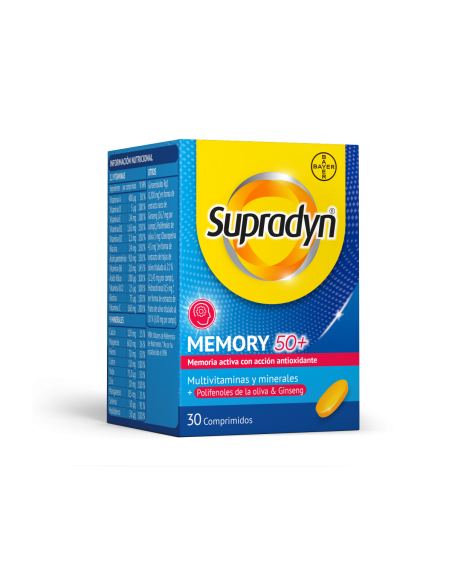 Supradyn Memory 50+ 30 Comprimidos