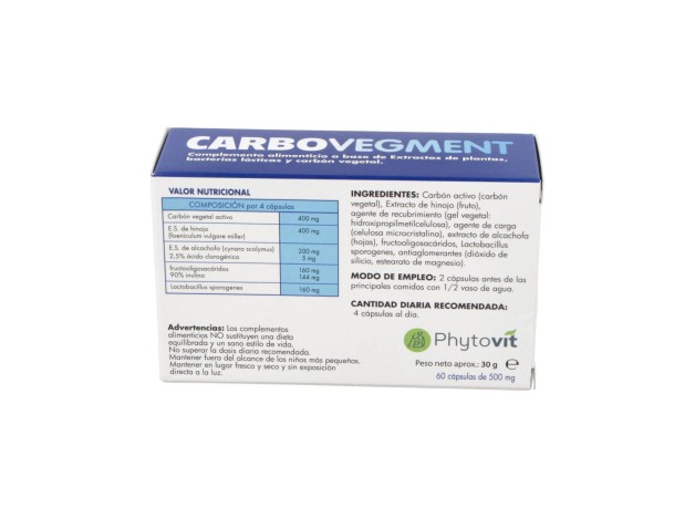 Phytovit Carbovegment 60Caps