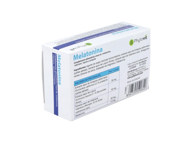 Phytovit Melatonina Dulce Dormir 30Comp