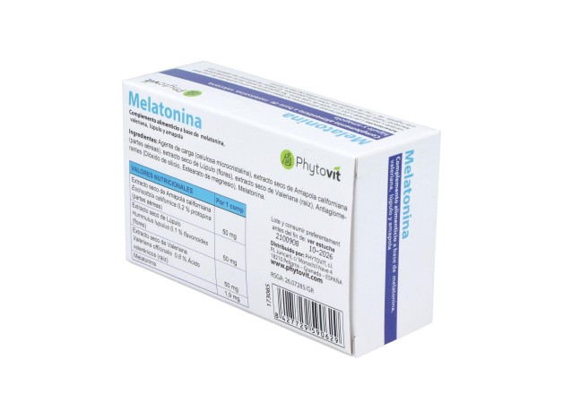 Phytovit Melatonina Dulce Dormir 30Comp
