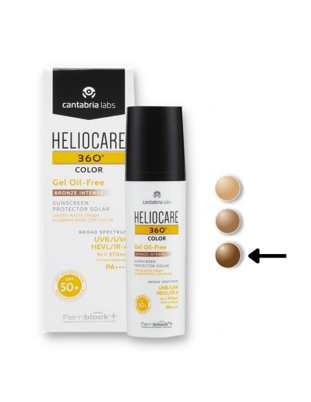 Heliocare 360 Cara Gel Oilfree Bronze Intense SPF50 50ml