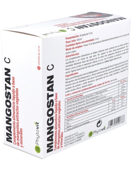 Phytovit Mangostan C 20 Viales