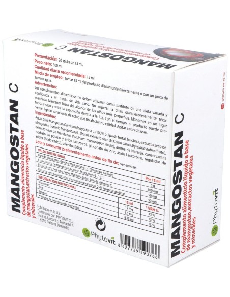 Phytovit Mangostan C 20 Viales