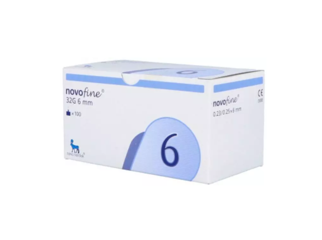 Novofine 32G (0,23/0,25X6Mm) 100 Agujas