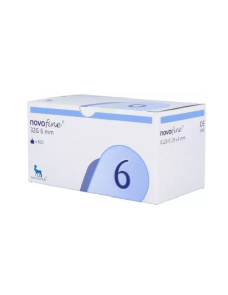 Novofine 32G (0,23/0,25X6Mm) 100 Agujas