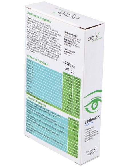 Eglé Antiomax Visión 30Caps