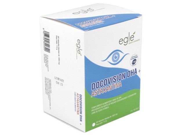 Eglé Docovision Dha + Astaxantina 60Caps