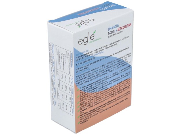 Egle Npd1 Dha 80 Tg Astaxantina 30 Perlas