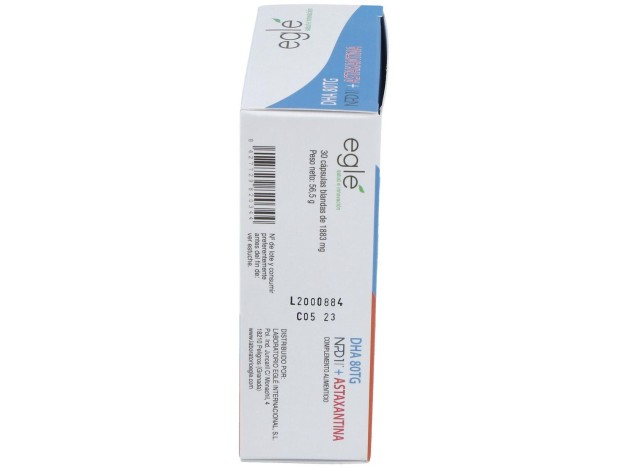 Egle Npd1 Dha 80 Tg Astaxantina 30 Perlas