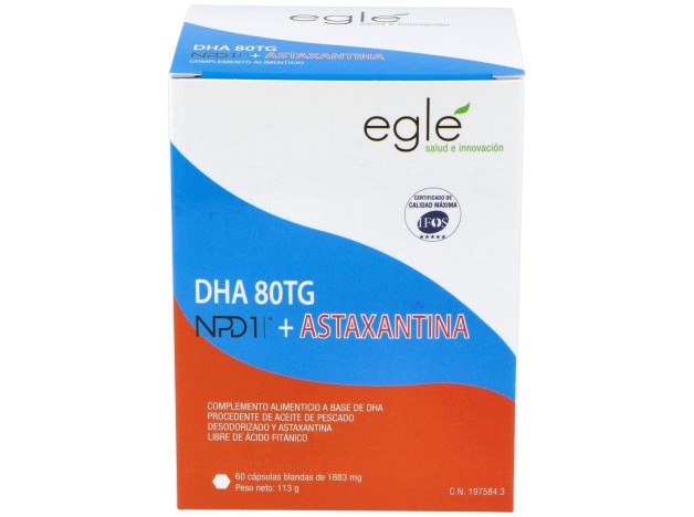 Egle Npd1 Dha 80Tg Astaxantina 60Caps
