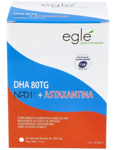 Egle Npd1 Dha 80Tg Astaxantina 60Caps