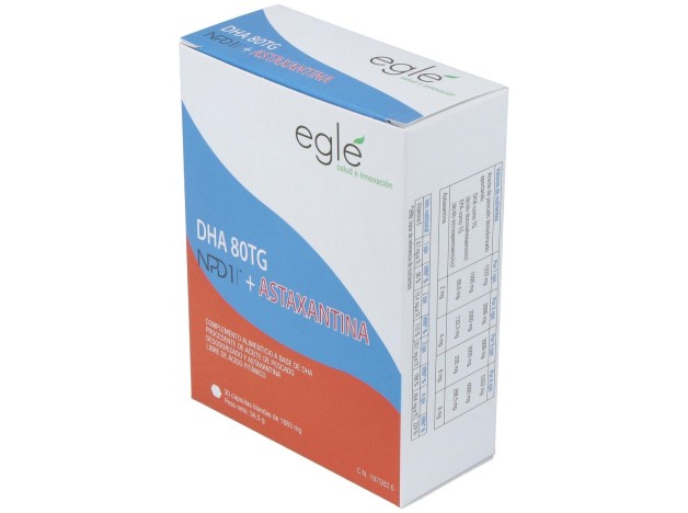 Egle Npd1 Dha 80 Tg Astaxantina 30 Perlas