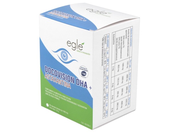 Eglé Docovision Dha + Astaxantina 60Caps