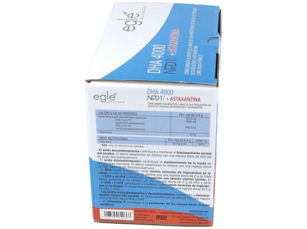 Eglé Dha 4000 Npd1 + Astaxantina 30X5Ml