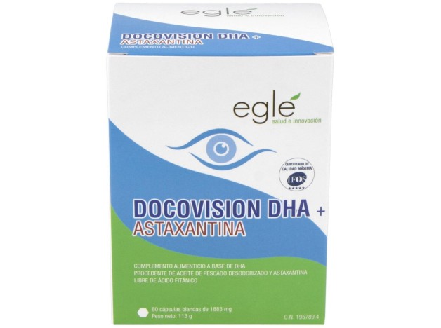Eglé Docovision Dha + Astaxantina 60Caps
