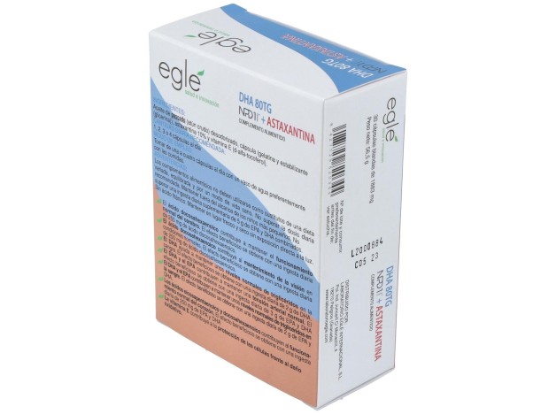 Egle Npd1 Dha 80 Tg Astaxantina 30 Perlas
