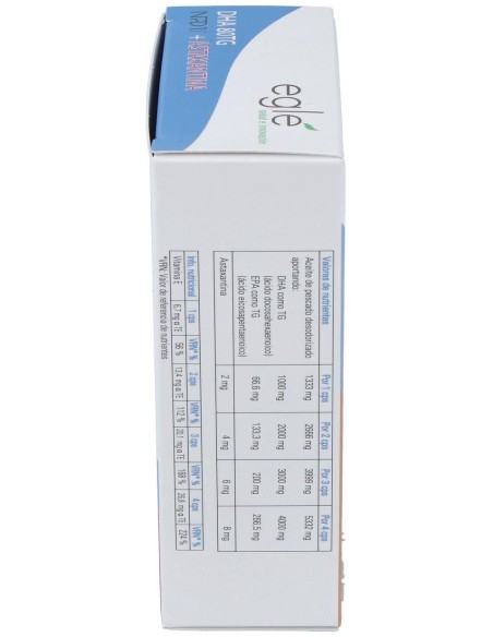 Egle Npd1 Dha 80 Tg Astaxantina 30 Perlas