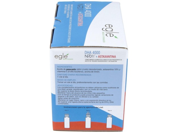 Eglé Dha 4000 Npd1 + Astaxantina 30X5Ml
