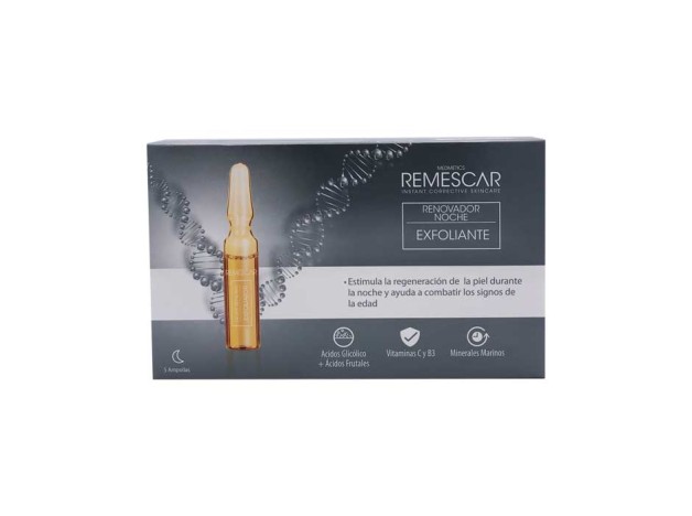 Remescar Renovador Noche Exfoliante 5 Ampollas