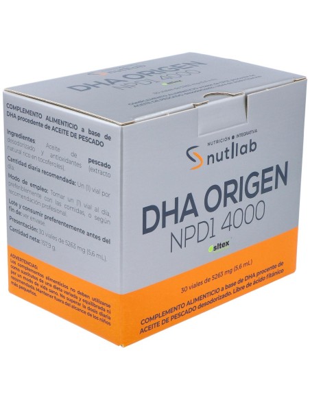 Nutilab Dha Origen Npd 4000 30 Ampollas