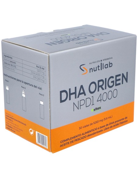 Nutilab Dha Origen Npd 4000 30 Ampollas