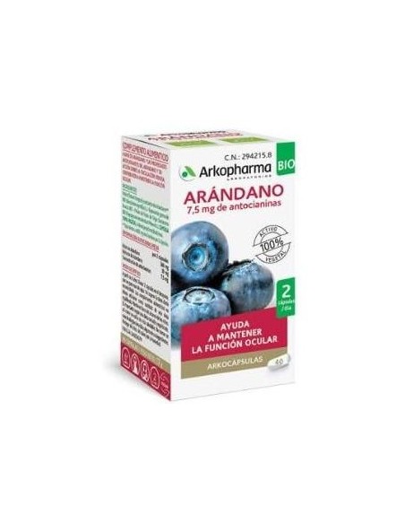 Arandanos 40Arkocapsulas. Bio