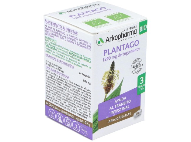 Plantago 84Arkocapsulas. Bio