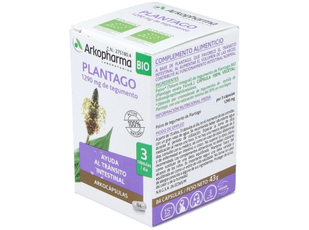 Plantago 84Arkocapsulas. Bio