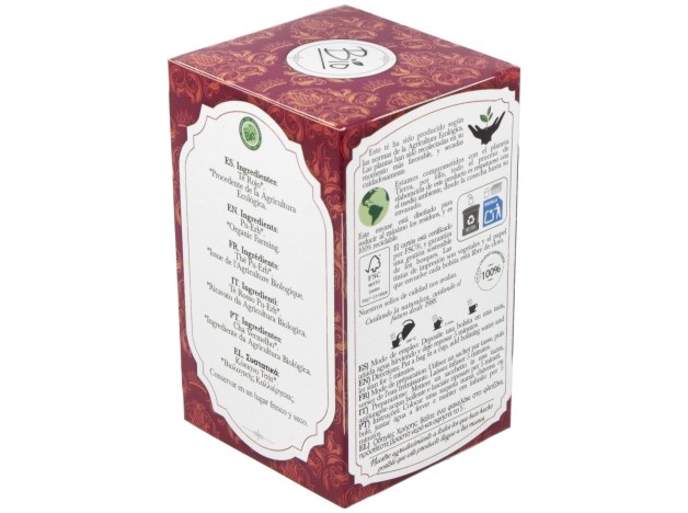 Te Puerh Rojo Infusion 20Bolsitas. Bio
