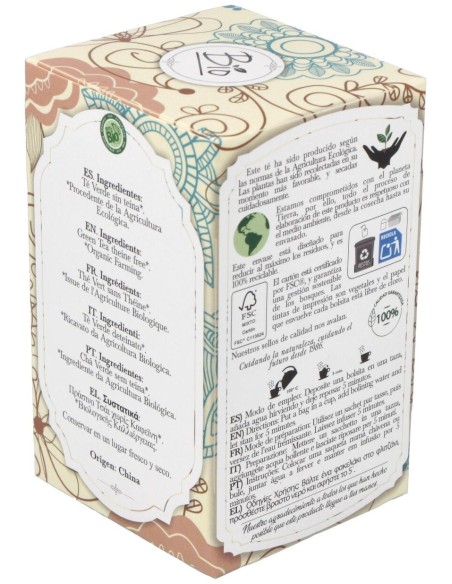 Te Verde Sin Teina Infusion 20Bolsitas. Bio