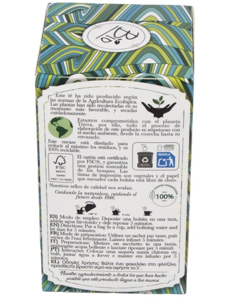 Te Verde Infusion 20Bolsitas. Bio