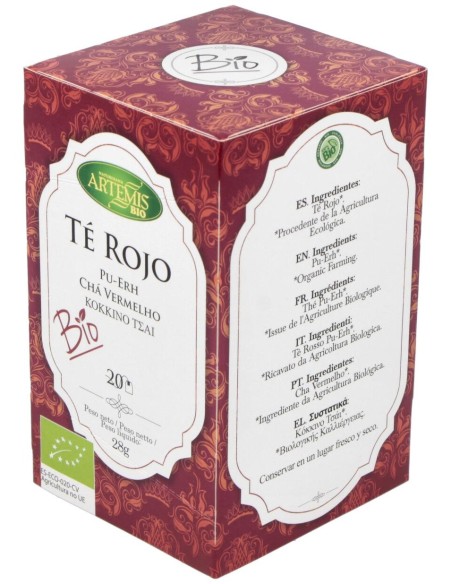 Te Puerh Rojo Infusion 20Bolsitas. Bio