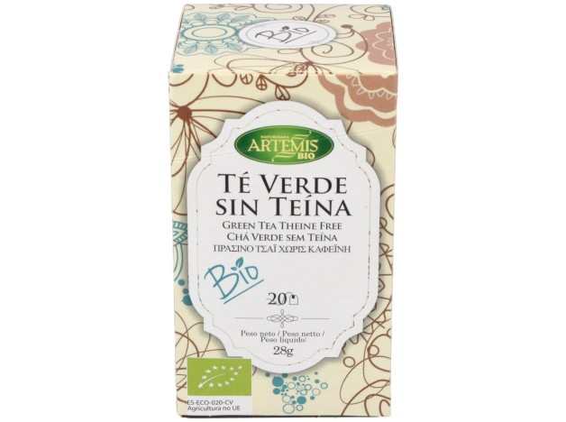Te Verde Sin Teina Infusion 20Bolsitas. Bio