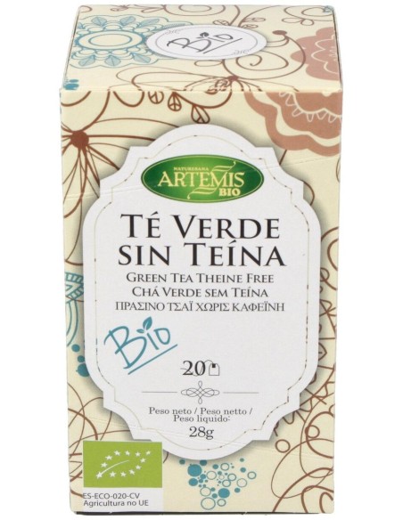 Te Verde Sin Teina Infusion 20Bolsitas. Bio