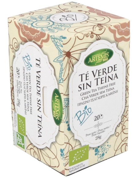 Te Verde Sin Teina Infusion 20Bolsitas. Bio